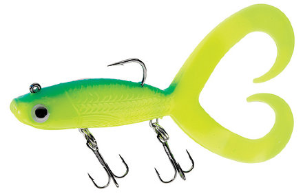 Мягкая приманка Cormoran Butterfly Soft Plastic Lures 25cm yellow/green