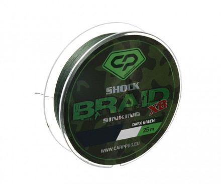 Шок-лидер Carp Pro Diamond Shock Braid PE X8 0.16mm 50m