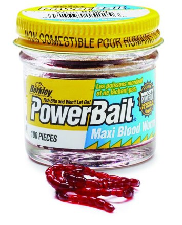 Мотиль Berkley Powerbait Blood Worms EBPMWB Великий - 100 шт