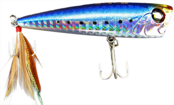 Воблер YO-ZURI  F941  Silver POP 75мм SHIW 