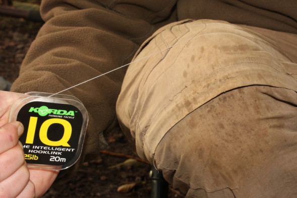 Флюорокарбоновая леска Korda IQ Fluorocarbon - 20m 15lb