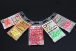 Искуственные бойлы Rocket Tackle Pop-Up ароматизированные, 10mm, Rock'n'Roll - розовая