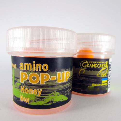 Бойлы amino POP-UP Grandcarp HONEY (МЕД) Ø10 мм 15 шт. (PUP046)