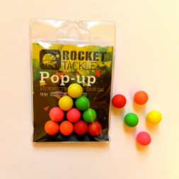 Искуственные бойлы Rocket Tackle Pop-Up 14mm, жёлтый