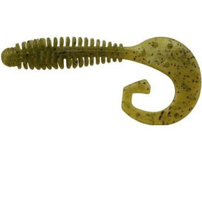 Съедобный силикон Reins G TAIL GRUB 3" 001 Watermelon seed 12шт (6,5см)