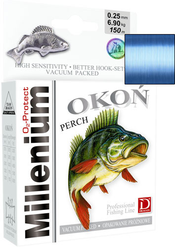 Волосінь Dragon Millenium Окунь 150m 0.25mm 6.90kg