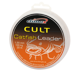Поводковый материал Climax Cult Catfish Leader 20m 1.00mm серый