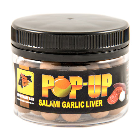 Бойлы CC Baits Pop-Ups Salami-Garlic-Liver 10мм