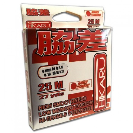 Леска Lineaeffe Hikaru 25м. 0.12мм FishTest кг (прозрачная) Made in Japan