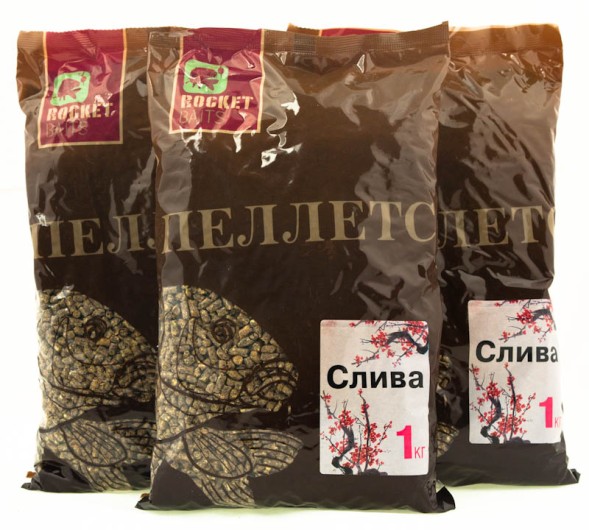Пеллетс Rocket-Baits Слива, 4mm, 1 kg