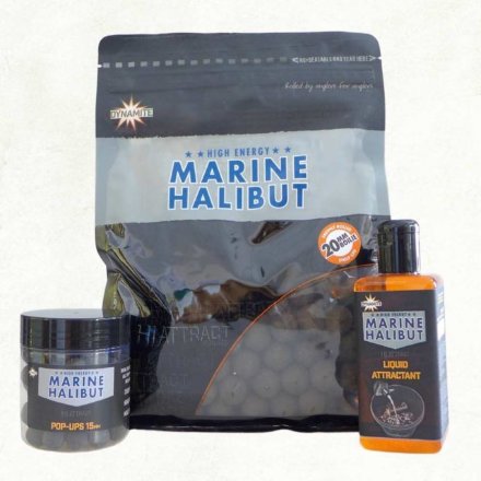 Бойлы Dynamite Baits Marine Halibut Sea Salt 15 mm 1kg 