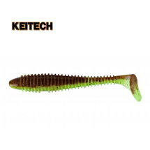 Їстівний силікон Keitech Swing Impact 401 Green Pumpkin /Chartreuse