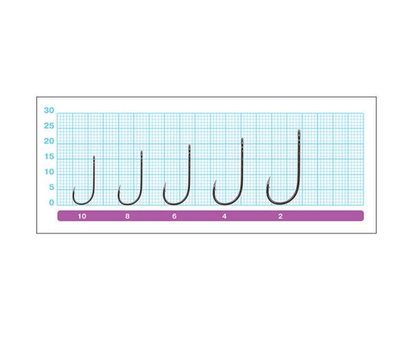 Одинарный крючок Owner S-59 51580 №2 2шт