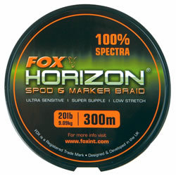 Шнур для спода и маркера Fox Horizon Spod and Marker Braid 20lb/9,09kg 300 m