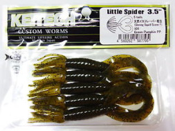 Силикон Keitech Little Spider 101 green pumpkin pp