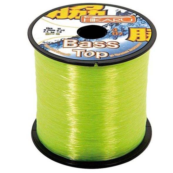 Леска Lineaeffe Hikaru Top Bass 0.20мм 1500м. FishTest-3,6кг (желтая) Made in Japan