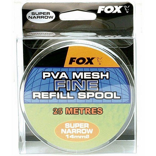 Запасна ПВА сітка Fox PVA Mesh Super Narrow Refill Spool Heavy Mesh14mm x 10m