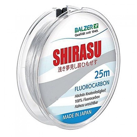 Леска Balzer Shirasu Fluorocarbon 0.22мм. 25м. Made in Japan