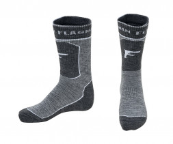 Шкарпетки термотрекінгові Flagman Extra Heat Merino Wool Higth Grey