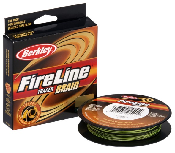 Шнур Berkley FireLine Braid Tracer Yellow/Black 110m 0,23mm 25,7kg