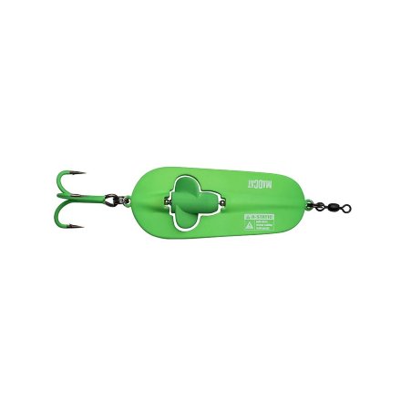 Блешня-колебалка DAM MADCAT A-Static Rattlin Spoon 110gr (green)