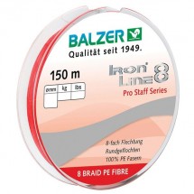 Шнур Balzer Iron Line 8x Red 150м 0.08мм 7,2кг (красный)