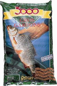 Прикормка Sensas 3000 Gros Gardons black Большая плотва черная 1кг