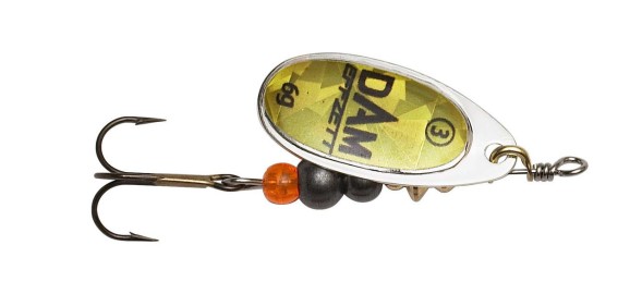 Блешня-вертушка Dam Effzett Fluo 4гр gold prisma