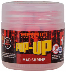 Бойлы Brain Pop-Up F1 Mad Shrimp (креветка/специи)