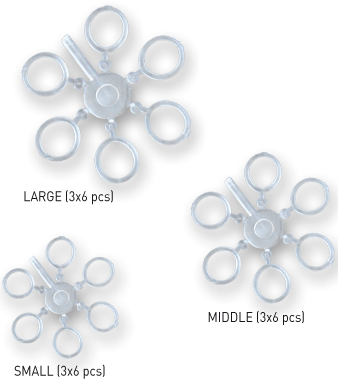 Силиконовые кольца для пеллетса Carp Zoom Bait Band large