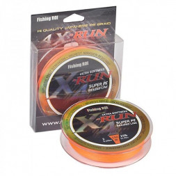 Шнур Fishing ROI X-Run Braid 4PE 150м 0,09мм 2.27кг цвет-Orange