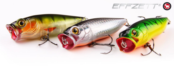 Воблер D.A.M. Effzett Baby Popper (frog) FL