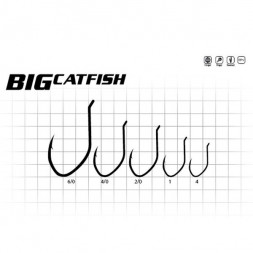 Крючок Fishing ROI Big Catfish №4/0 (ушко) 4шт.