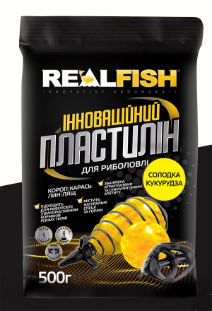 Пластилин Real Fish Кукуруза 0,5кг