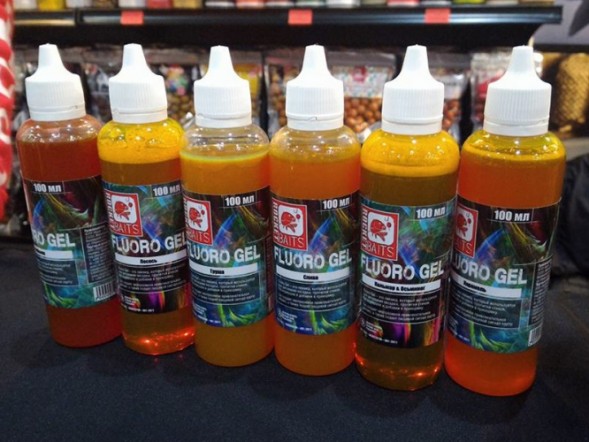 Аттрактант Rocket Baits Fluoro Gel Кальмар &amp; Осьминог 100ml