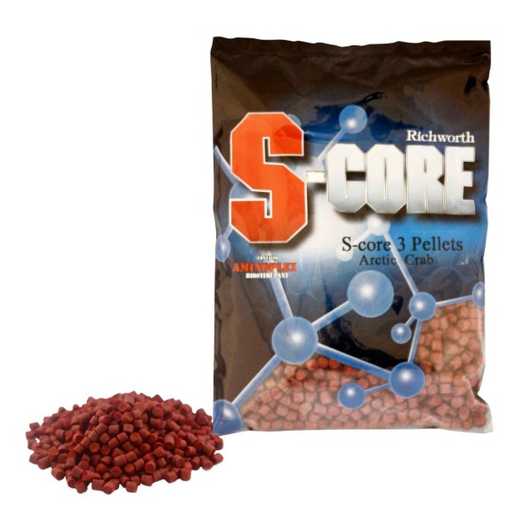 Пеллетс Richworth S-Core 3 Arctic Crab 8mm Pellets, 900g