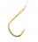 Крючок с поводком Lineaeffe Gold Hooks № 10 леска 0,16мм 10шт