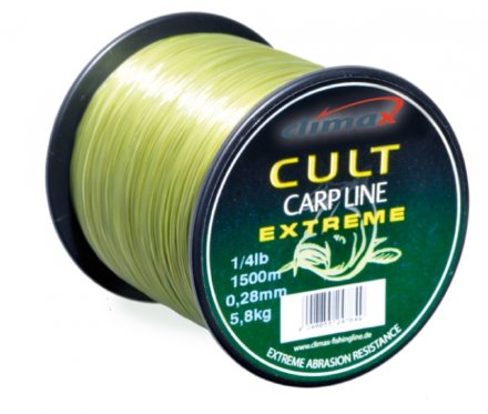 Леска Climax CULT Carp Extreme Line 0,28mm 5,9kg olive 1500m