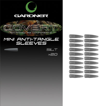 Конусная трубочка Gardner Covert Mini Anti-Tangle Sleeves C-Thru Black/Silt