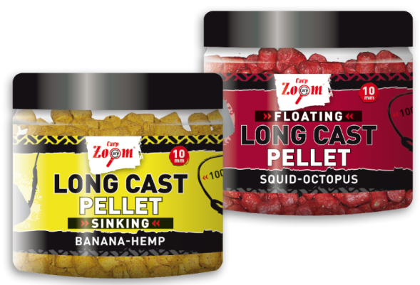 Пеллетс Carp Zoom Long Cast Pellet Sinking 10mm 120g Strawberry