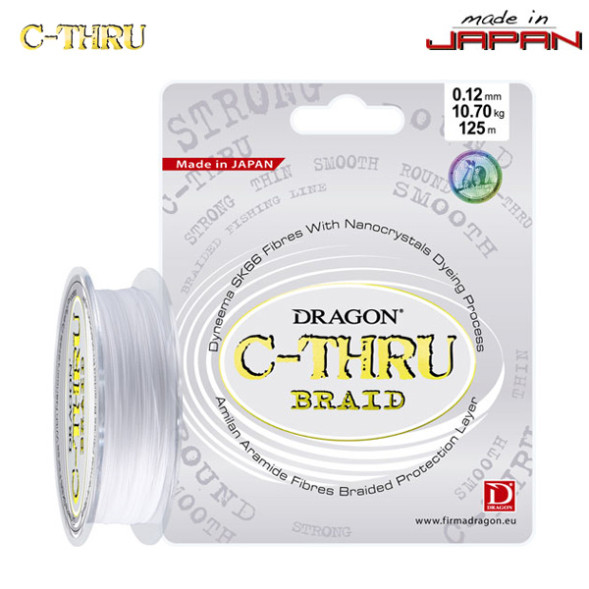 Шнур Dragon C-THRU 125m 0.20mm 21.95kg