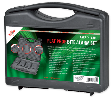 Набор сигнализаторов поклевки Carp Zoom Flat Prof Bait Alarm Set