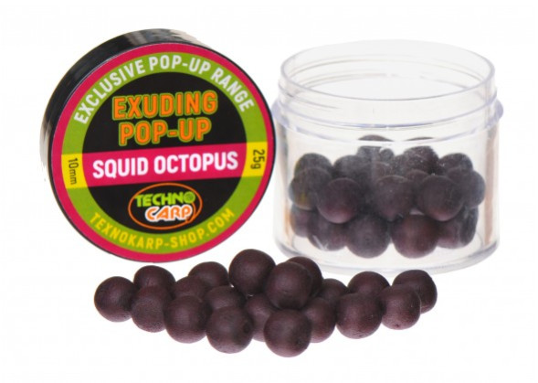 Бойлы Technocarp Pop-Up Exuding Squid Octopus 10mm, 25g