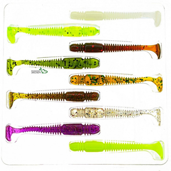 їстівний силікон Lucky John Tioga 2.4&quot; MIX1 9шт