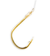 Крючок с поводком Lineaeffe Gold Hooks № 4 леска 0,22мм 10шт