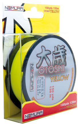 Леска Nomura Otoshi Yellow 135м 0.25мм 9.50кг
