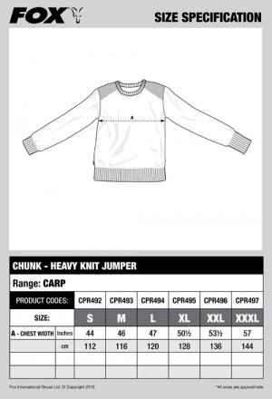  Толстовка Fox Chunk Heavy Knit Jumper Khaki