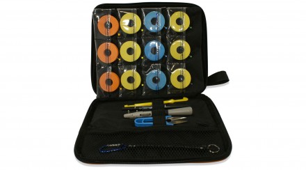 LeRoy EVA Spool Сумка - органайзер для крючков и поводочных материалов (шпули и инструмент в комплекте) Оливковый