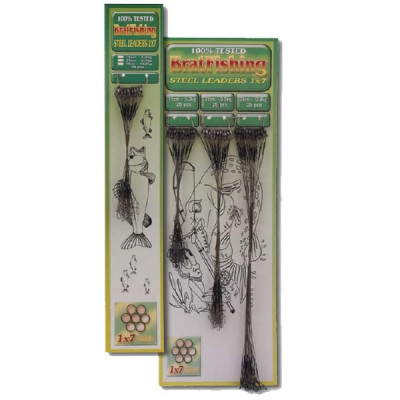 Повідець сталевий Bratfishing, 1 * 7, 15 см, 5,3 кг