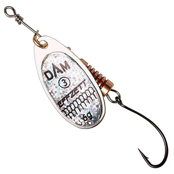 Блесна-вертушка Dam Effzett Natural With Single Hook 4гр (reflex silver)